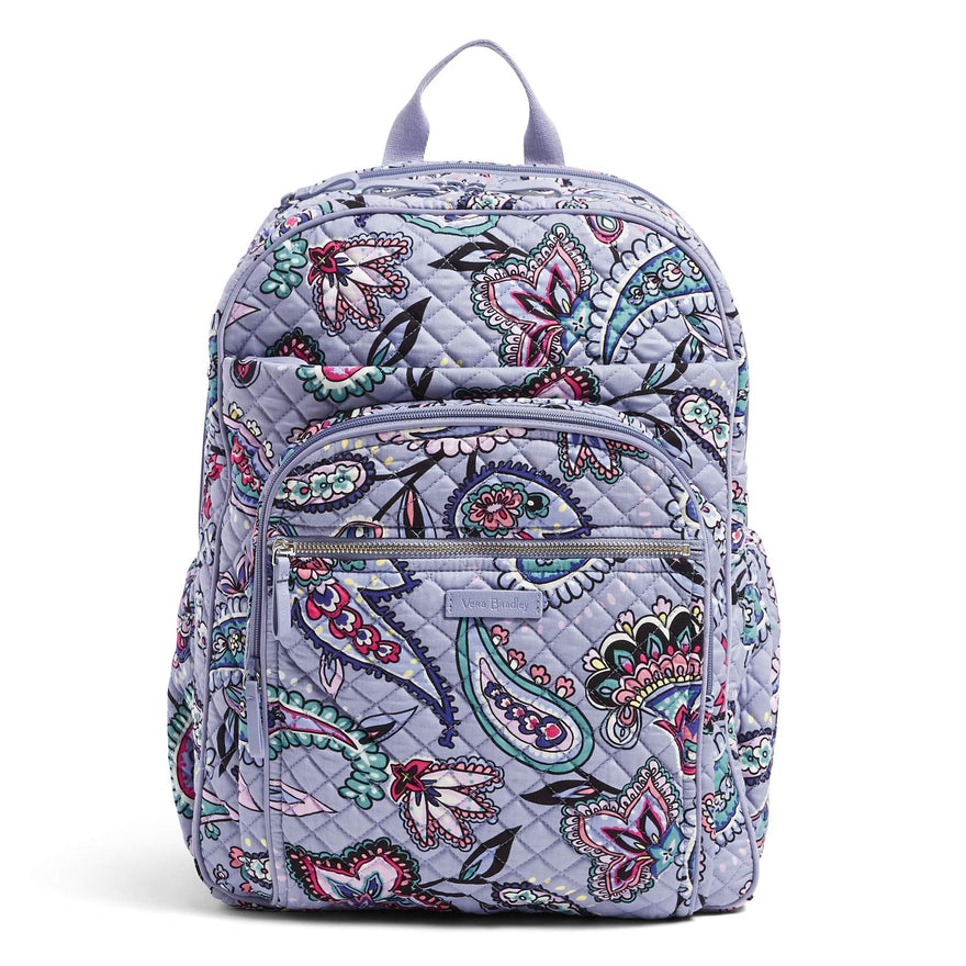 Vera Bradley Iconic XL Campus Backpack, Signature Cotton, Makani Paisley