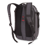 SWISSGEAR Getaway Weekend Padded Laptop Backpack | Travel, Work, School | Men's and Women's - Heather Gray