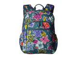 Vera Bradley Campus Tech Backpack Falling Flowers Signature Cotton