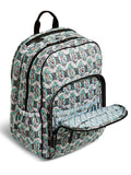 Vera Bradley Campus Tech Backpack in Paisley Stripes Signature Cotton