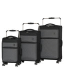 it luggage World's Lightest Debonair 27.8" 8-Wheel Spinner, Black/White