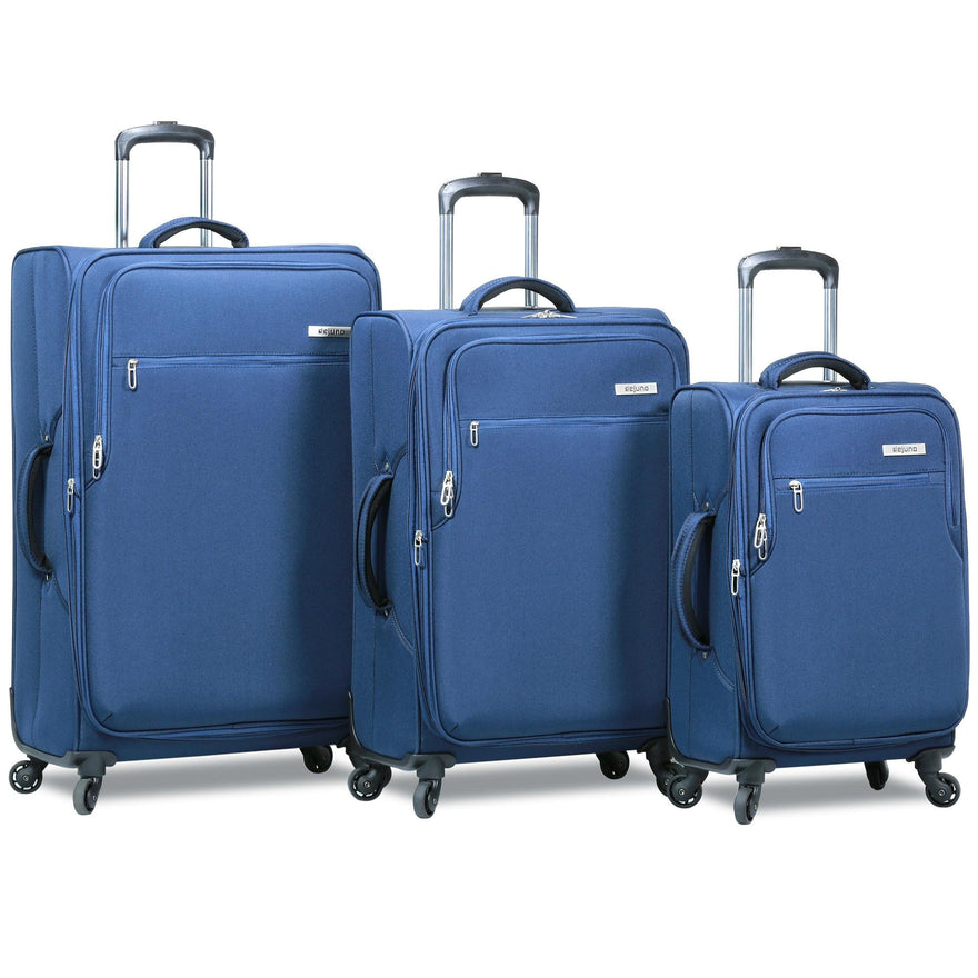 Dejuno The Asana Softside Lightweight Spinner, Navy