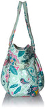 Vera Bradley Signature Cotton Glenna, Mint Flowers