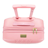 Badgley Mischka Diamond Hard Expandable Spinner Luggage Set (2 Piece) (Pink, 20"/24")