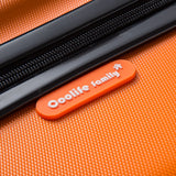 COOLIFE Luggage 3 Piece Set Suitcase Spinner Hardshell Lightweight TSA Lock (Family Set-blue1)