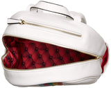 Betsey Johnson Between the Lines Backpack, White