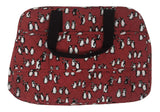 Vera Bradley Medium Traveler Bag in Playful Penguins Blue (Playful Penguins Red)