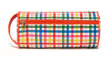 ban.do Women's Get it Together Cylinder Toiletry Travel Bag Pencil Pouch with Zip Close (block party)