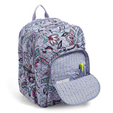 Vera Bradley Iconic XL Campus Backpack, Signature Cotton, Makani Paisley