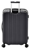 London Fog Heathrow 21" Expandable Spinner Carry-on, Black