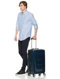 AmazonBasics Hard Shell Carry On Spinner Suitcase Luggage - 24 Inch, Navy Blue