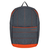 15.6 inch Universal Grove Laptop Backpack for Toshiba Satellite C55 B5100, Dell Inspiron 15 5000 Series, Grey with Orange Trim