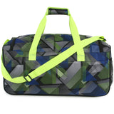 Fila Energy Md Travel Gym Sport Duffel Bag, Abstract Neon