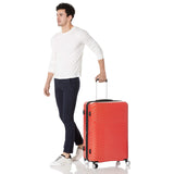 AmazonBasics Geometric Luggage - 2 piece Set (55cm, 78cm), Orange
