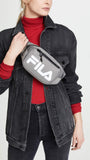 Fila Women's Hunter Waist Bag, Charcoal, Grey, Graphic, One Size