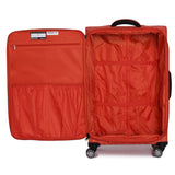 it luggage 34.4" Stitched Squares 8 Wheel Lightweight Spinner, Orange