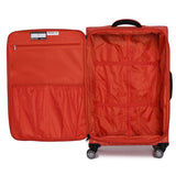 it luggage Stitched Squares 8 Wheel Lightweight Expandable 5-Piece Set, Orange