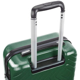 AmazonBasics Geometric Luggage - 2 piece Set (55cm, 78cm), Green