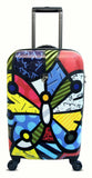 Heys USA Luggage Britto Butterfly 22 Inch Hardside Carry-on Spinner, Butterfly, 22 Inch