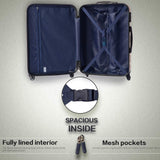 Coolife Luggage 3 Piece Set Suitcase Spinner Hardshell Lightweight TSA Lock (Champagne New)