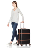AmazonBasics Vienna Expandable Luggage Spinner Suitcase - 24 Inch, Black