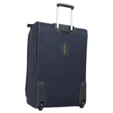 Nautica 24" Expandable Spinner Luggage, Navy/yellow
