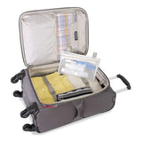 SWISSGEAR 7362 3-Piece Expandable Lightweight Rolling Spinner Luggage Set | Wheeled Travel Suitcases | 20-inch, 24-inch, 28-inch - Gray
