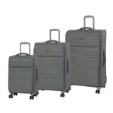 it luggage 31.3" Quilte Lightweight Expandable Spinner, Flint Grey