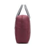 Gayisic Travel Bag Lightweight Large Capacity Portable Luggage Bag for Suitcase Trolley handles Travel Duffel Shoulder Tote Bag (Red wine)