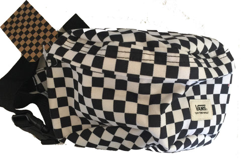 Vans Black and White Checkerboard Waist Pack Fanny Hip Unipack Backpack