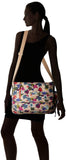 Lighten Up Laptop Messenger Messenger Bag, Falling Flowers Neutral, One Size