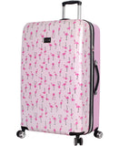 Betsey Johnson 4 Pieces Luggage Set - ABS+PC Hardside Lightweight Durable Rolling Suitcase With Spinner Wheels - Set Includes; 15", 20", 26", 30"
