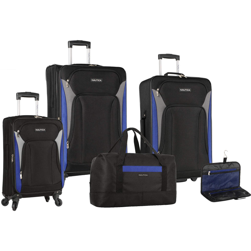 Nautica 5 Piece Luggage Set