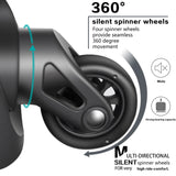 COOLIFE Luggage 3 Piece Set Suitcase Spinner Hardshell Lightweight TSA Lock (purple2)