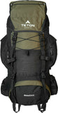 TETON Sports Scout 3400 Internal Frame Backpack; High-Performance Backpack for Backpacking, Hiking, Camping; Hunter Green