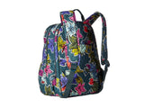 Vera Bradley Campus Tech Backpack Falling Flowers Signature Cotton