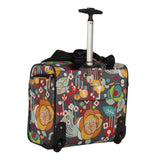 Lily Bloom 15" Under the Seat Design Pattern Carry on Bag With rolling Wheels (One Size, Bliss)