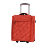 it luggage Stitched Squares 8 Wheel Lightweight Expandable 5-Piece Set, Orange