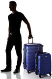 Rockland Luggage 20 Inch 28 Inch 2 Piece Expandable Spinner Set, Blue, One Size