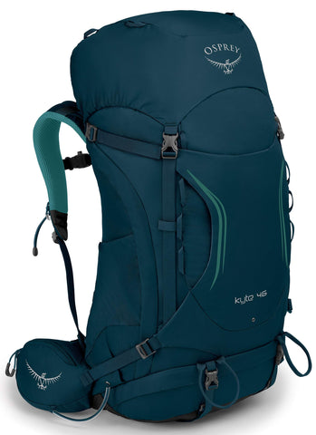 Osprey Packs Kyte 46 Women's Backpack, Ice Lake Green, WX/Small