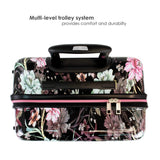 BADGLEY MISCHKA Essence 3 Piece Hard Spinner Luggage Set (Winter Flowers)