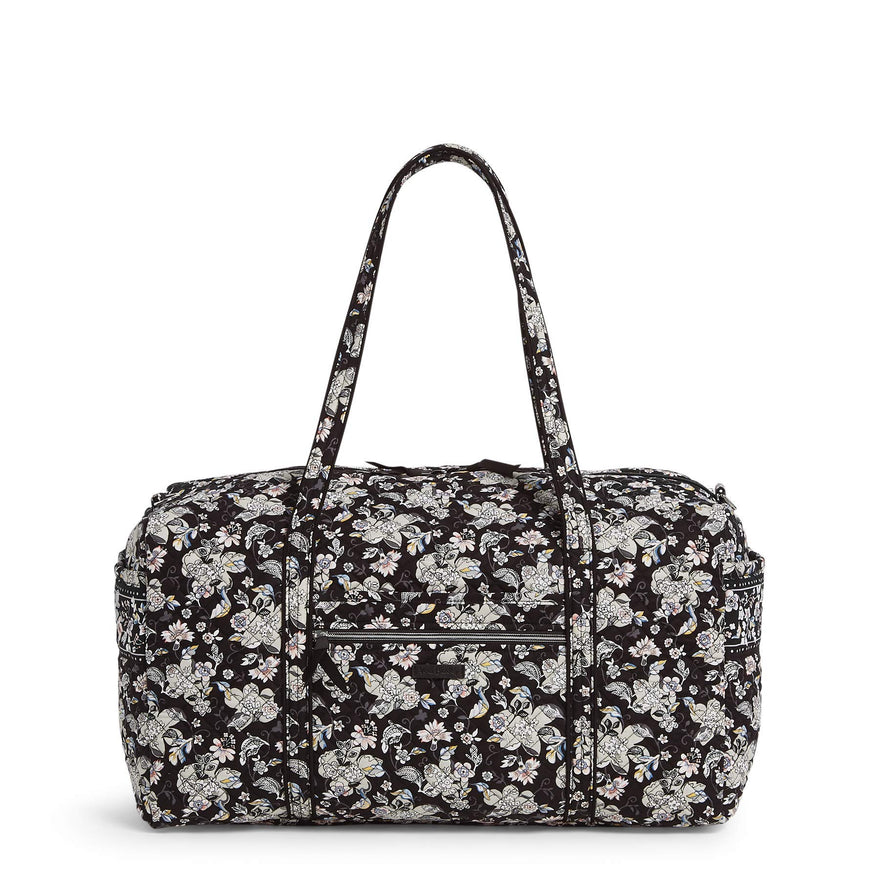 Vera Bradley Women's Signature Cotton Large Travel Duffel Travel Bag, Holland Garden, One Size