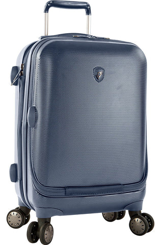 Heys America Portal SmartLuggage 21" Carry-On Spinner Luggage (One Size, Slate Blue)
