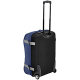 AmazonBasics Rolling Travel Duffel Bag Luggage with Wheels, Medium, Blue