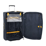Nautica 24" Expandable Spinner Luggage, Navy/yellow