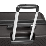 AmazonBasics Geometric Travel Luggage Expandable Suitcase Spinner with Wheels and Built-In TSA Lock, 31.5 Inch - Black