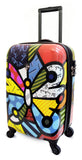 Heys USA Luggage Britto Butterfly 22 Inch Hardside Carry-on Spinner, Butterfly, 22 Inch