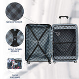 Travelpro Expandable Checked-Medium, Black