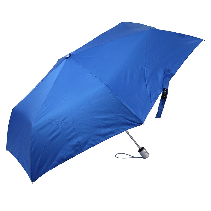 Auto Open and Close, Self Closing, Tiny Mini Umbrella - by London Fog - Blue