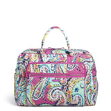 Vera Bradley Signature Cotton Grand Weekender, Wildflower Paisley